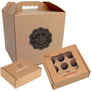 Caixas Pastelaria para Personalização com o seu Logotipo!